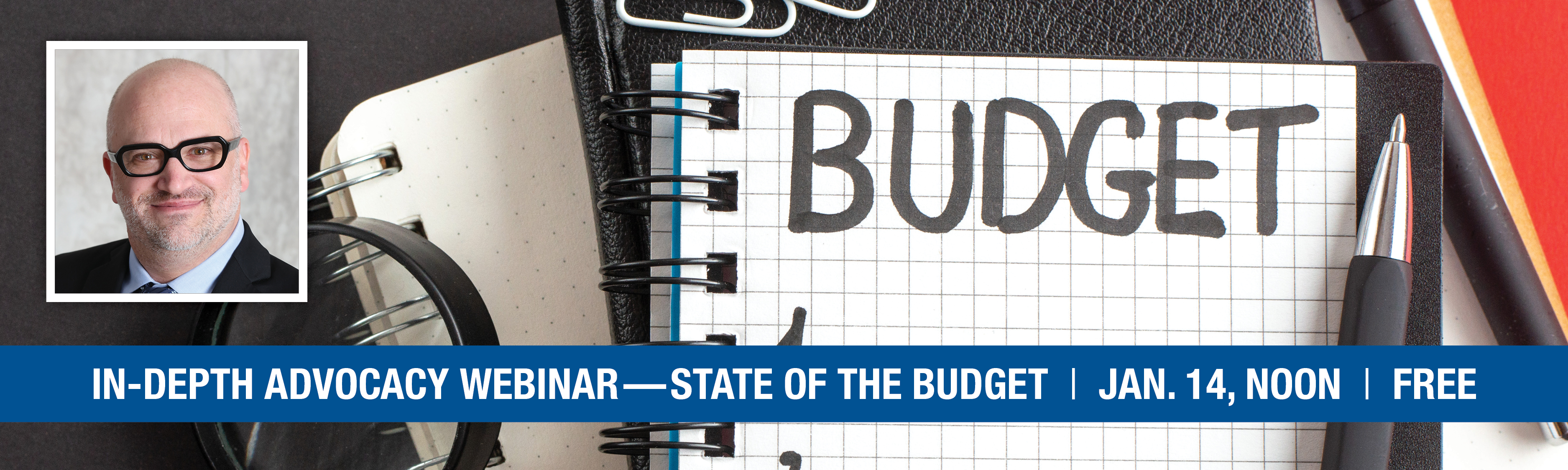 Register for a complimentary webinar on January 14, 2025, discussing the state of Iowa's budget and school finance funding issues.